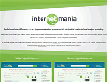Tablet Screenshot of internetmania.cz